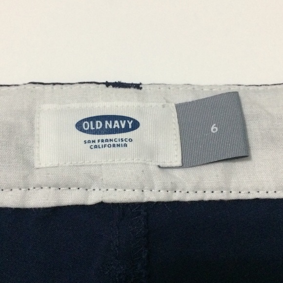 OLD NAVY Cotton Shorts | Navy Colour | Size 6 - Picture 5 of 12